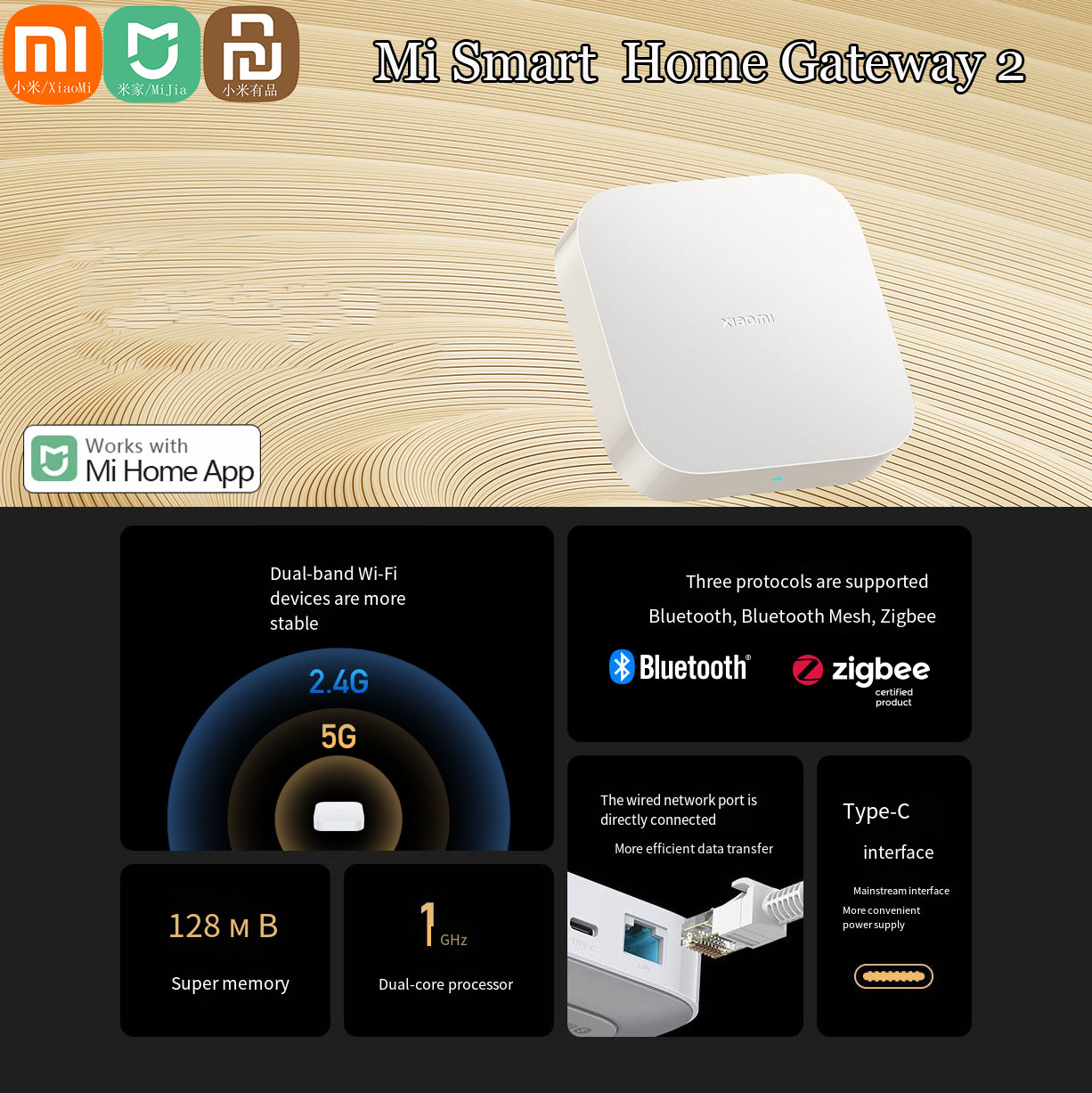 Original Xiaomi Mijia Smart Ho - Xiaomi Hub Mijia Hub ulasan dan harga