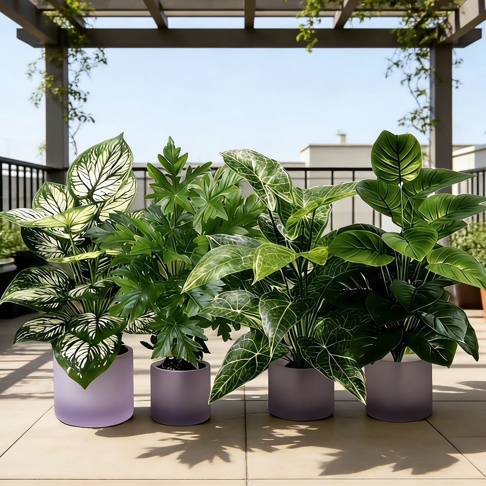 4PC Artificial Plants with 48L - Dracaena Marginata ulasan dan harga