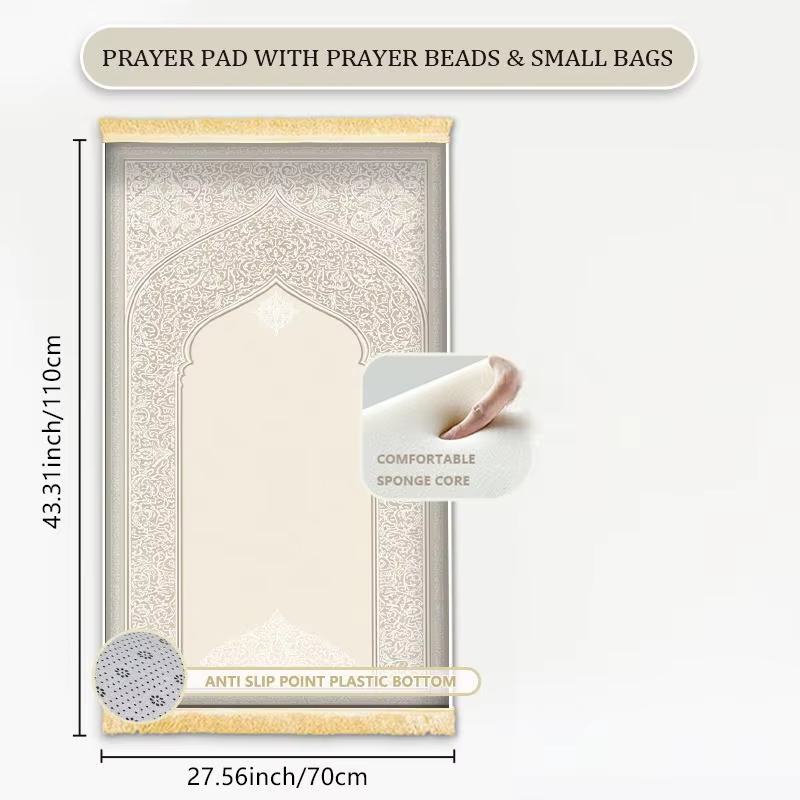 VIKAMA Muslim Prayer Mat, Soft - Maranta Prayer Plant ulasan dan harga