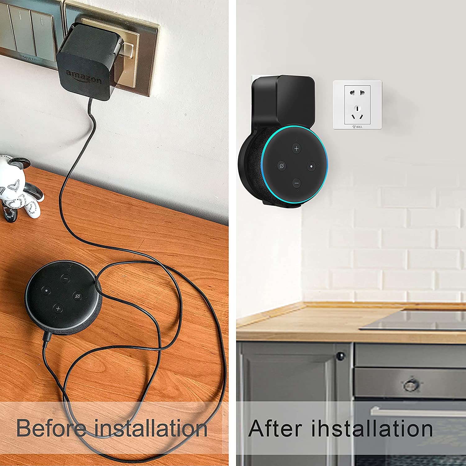 Echo Dot Wall Mount Holder, Sp - Amazon Speaker Echo Pop ulasan dan harga