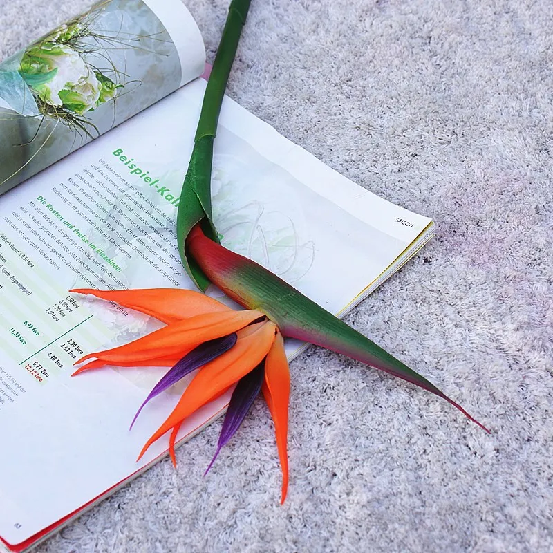 80CM artificial real touch flo - Bird Paradise Strelitzia ulasan dan harga