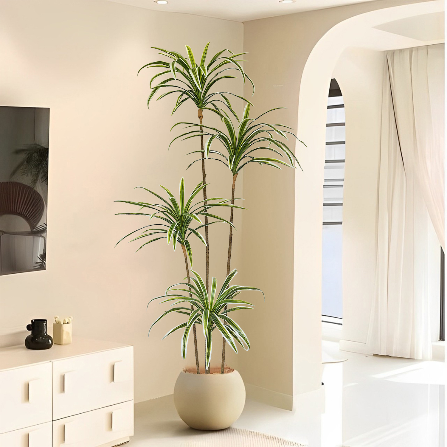 230cm Artificial Dracaena Marg - Dracaena Marginata ulasan dan harga
